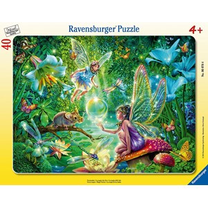 Ravensburger (06076) - "Magic Faries" - 40 pieces puzzle