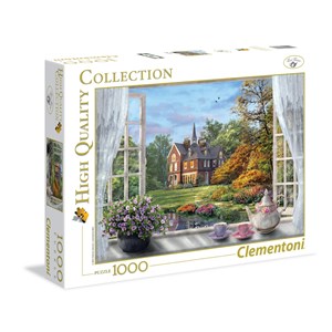 Clementoni (39318) - Dominic Davison: "A Cup of Tea?" - 1000 pieces puzzle