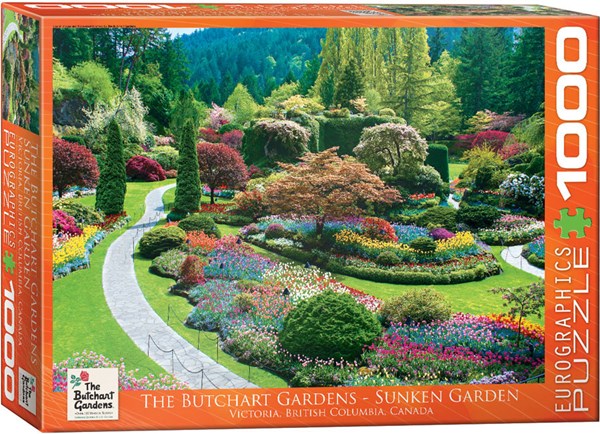 Eurographics (6000-0700) - "The Butchart Gardens Sunken Garden" - 1000 pieces puzzle