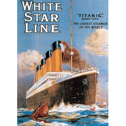 Eurographics (6000-1333) - "White Star Line Titanic" - 1000 pieces puzzle