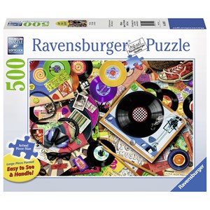 Ravensburger (14917) - Aimee Stewart: "Viva le Vinyl" - 500 pieces puzzle