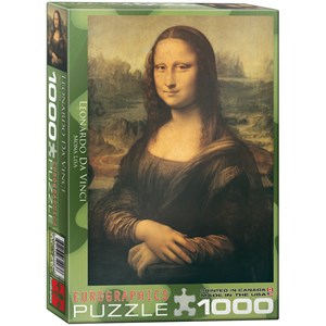 Eurographics (6000-1203) - Leonardo Da Vinci: "Mona Lisa" - 1000 pieces puzzle