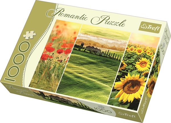 Trefl (104103) - "Romantic Sunny Toscan" - 1000 pieces puzzle