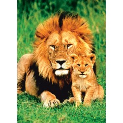Eurographics (6000-1148) - "Lion and Baby" - 1000 pieces puzzle