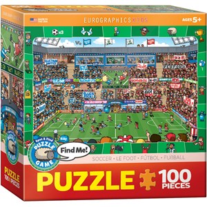 Eurographics (6100-0476) - "Soccer" - 100 pieces puzzle
