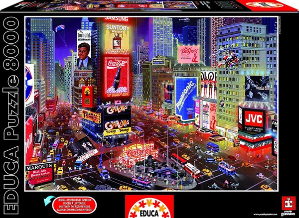 Educa (16325) - Times Square, New York - 8000 pieces puzzle