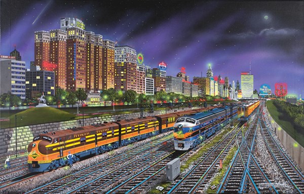 SunsOut (21385) - Robert West: "Chicago Nights" - 1000 pieces puzzle