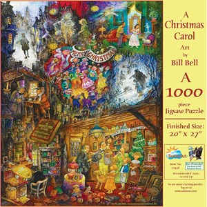 SunsOut (21946) - Bill Bell: "A Christmas Carol" - 1000 pieces puzzle