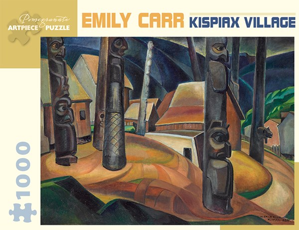 Pomegranate (AA925) - Emily Carr: "Kispiax Village" - 1000 pieces puzzle