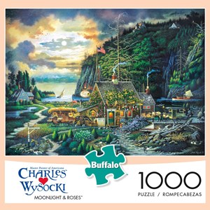 Buffalo Games (11438) - Charles Wysocki: "Moonlight & Roses" - 1000 pieces puzzle