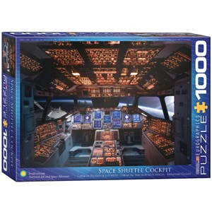 Eurographics (6000-0265) - "Space Shuttle Cockpit" - 1000 pieces puzzle