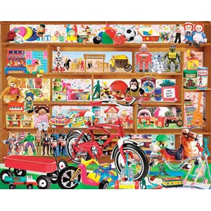 White Mountain (972PZ) - Lois B. Sutton: "Vintage Toys" - 1000 pieces puzzle