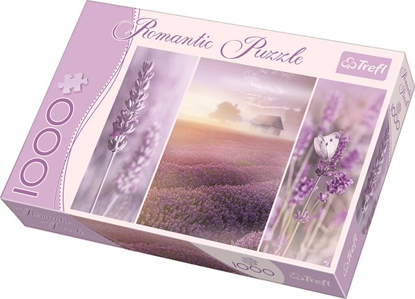 Trefl (104110) - Sandra Kreuzinger: "Romantic Lavender Fields" - 1000 pieces puzzle