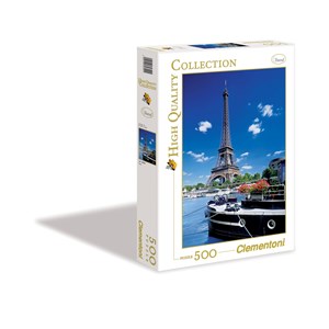 Clementoni (30302) - "Eiffel Tower Boat View" - 500 pieces puzzle