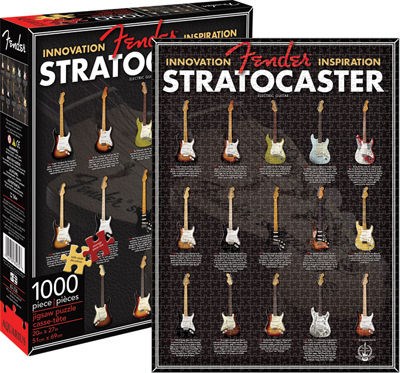 Aquarius (65236) - "Fender - Stratocaster Evolution" - 1000 pieces puzzle