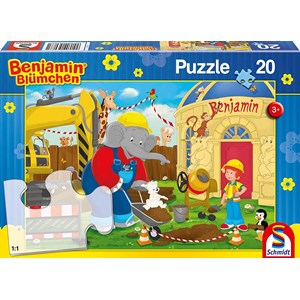Schmidt Spiele (56088) - "Construction" - 20 pieces puzzle