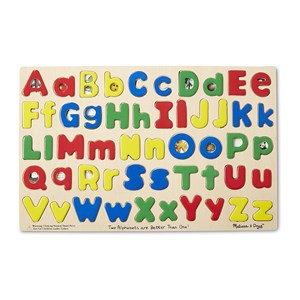 Melissa and Doug (47) - "Upper & Lowercase Alphabet" - 56 pieces puzzle