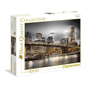 Clementoni (39366) - "New York Skyline" - 1000 pieces puzzle