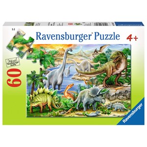 Ravensburger (09621) - "Prehistoric Life" - 60 pieces puzzle