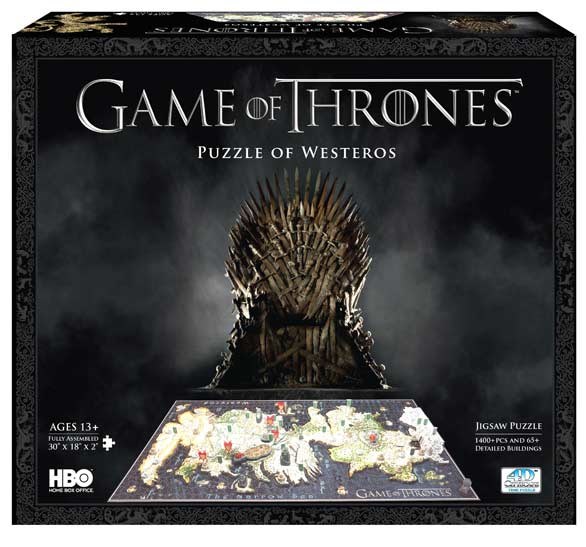 4D Cityscape (51000) - "Game of Thrones: Westeros" - 1500 pieces puzzle