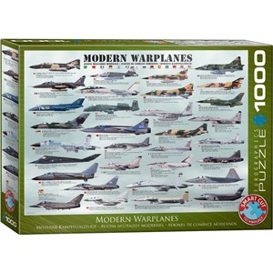 Eurographics (6000-0076) - "Modern Warplanes" - 1000 pieces puzzle