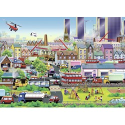 Ravensburger (09630) - "Busy Neighborhood" - 60 pieces puzzle