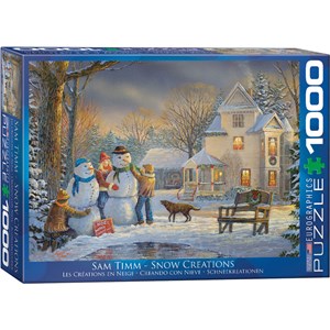 Eurographics (6000-0607) - Sam Timm: "Snow Creations" - 1000 pieces puzzle