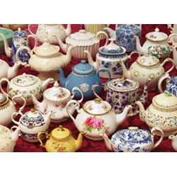 Cobble Hill (51683) - "Teapots" - 1000 pieces puzzle
