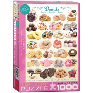 Eurographics (6000-0430) - "Donuts" - 1000 pieces puzzle