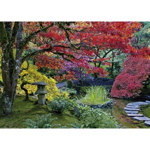 Heye (29754) - "Stone Lantern" - 1000 pieces puzzle