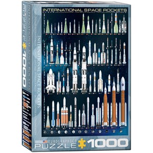 Eurographics (6000-1015) - "International Space Rockets" - 1000 pieces puzzle