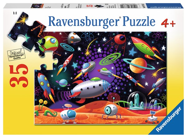Ravensburger (08782) - "Space" - 35 pieces puzzle