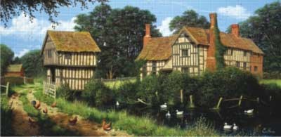 Anatolian (PER3781) - "Chicken in Lane" - 1500 pieces puzzle