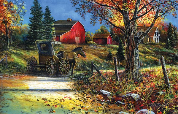 SunsOut (67393) - Jim Hansel: "Country Roadside" - 1000 pieces puzzle