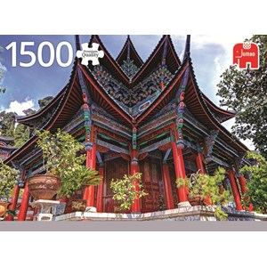 Jumbo (18584) - "Chinese Temple" - 1500 pieces puzzle