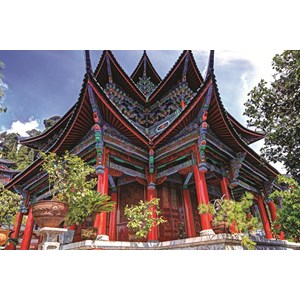 Jumbo (18584) - "Chinese Temple" - 1500 pieces puzzle