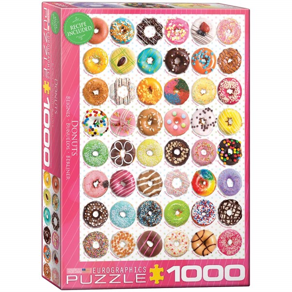 Eurographics (6000-0585) - "Donuts" - 1000 pieces puzzle