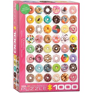 Eurographics (6000-0585) - "Donuts" - 1000 pieces puzzle