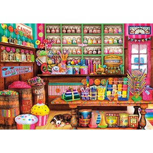 Buffalo Games (2049) - Aimee Stewart: "Sweet Shop" - 2000 pieces puzzle