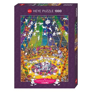 Heye (29755) - Guillermo Mordillo: "Crazy Circus" - 1000 pieces puzzle
