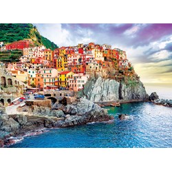 Eurographics (6000-0786) - "Cinque Terre, Manarola Italy, Mediterranean Oasis" - 1000 pieces puzzle