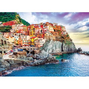 Eurographics (6000-0786) - "Cinque Terre, Manarola Italy, Mediterranean Oasis" - 1000 pieces puzzle