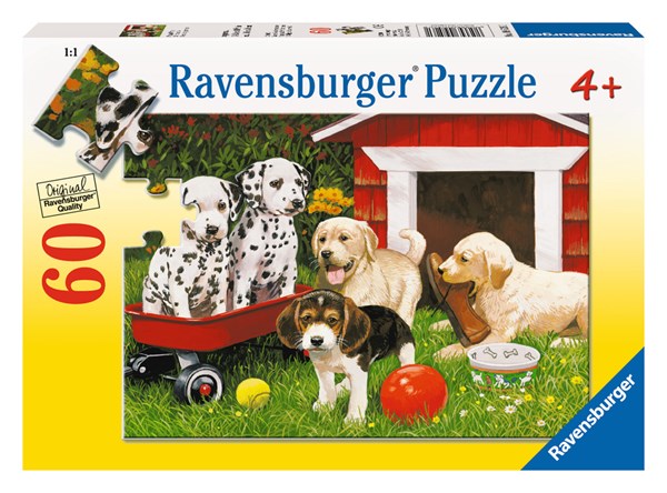 Ravensburger (09526) - "Puppy Party" - 60 pieces puzzle