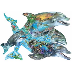 SunsOut (95264) - Lori Schory: "Song of the Dolphins" - 1000 pieces puzzle