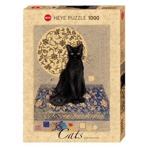 Heye (29719) - Jane Crowther: "Black Cat" - 1000 pieces puzzle