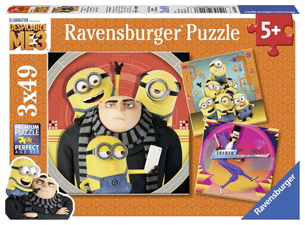 Ravensburger (08016) - "Minion Chaos" - 49 pieces puzzle
