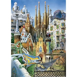 Educa (11874) - "Collage Gaudi" - 1000 pieces puzzle