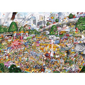 Gibsons (G509) - Mike Jupp: "I Love Car Boot Sales" - 1000 pieces puzzle