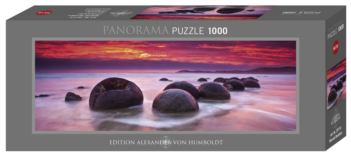 Moeraki Boulders EDITION HUMBOLDT 1000 pezzi Panorama Puzzle da HEYE 