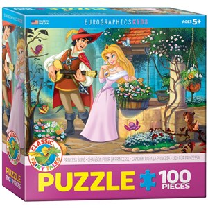 Eurographics (6100-0726) - "Princess Song" - 100 pieces puzzle